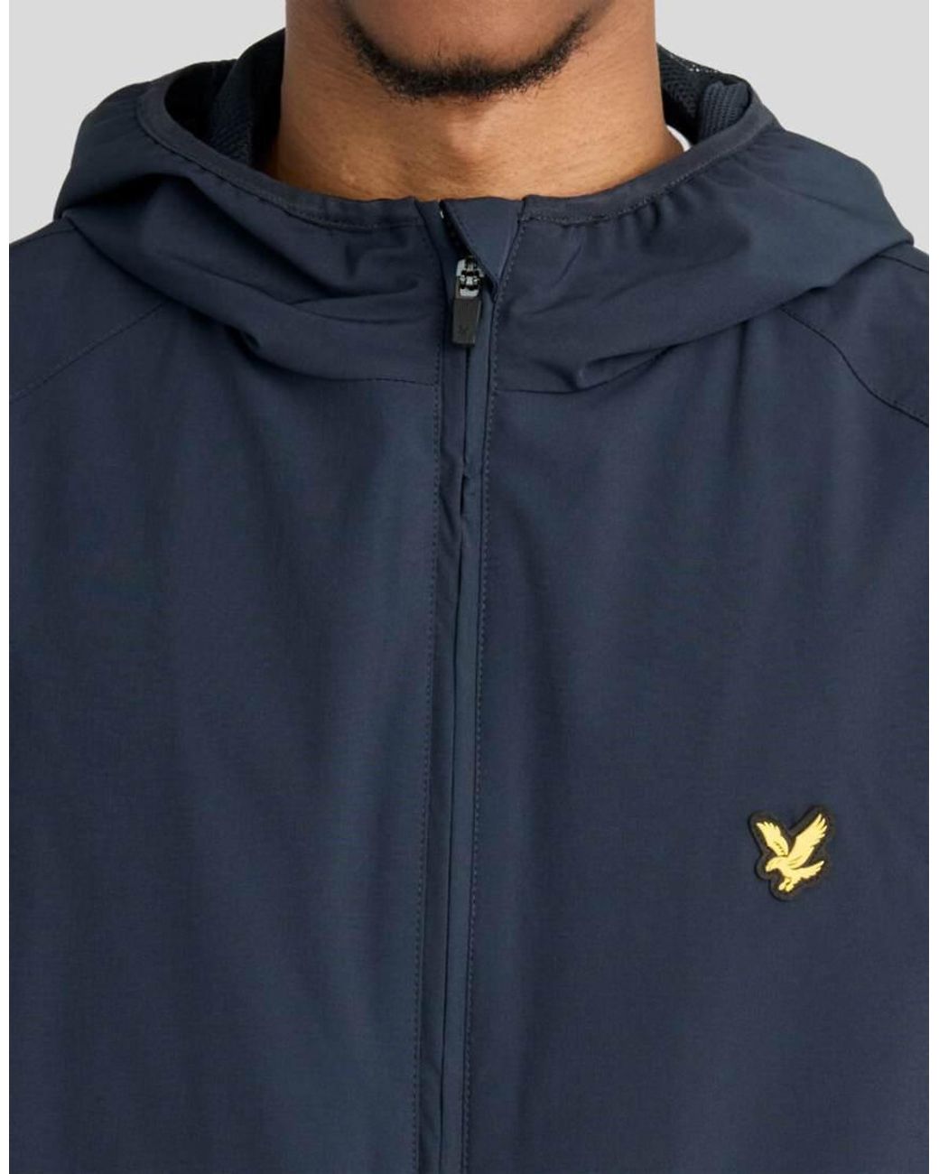 Lyle & Scott Blue Sports Windbreaker Jacket for men
