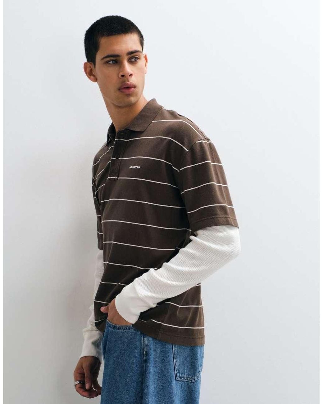 Hollister Gray Long Sleeve 2 for men
