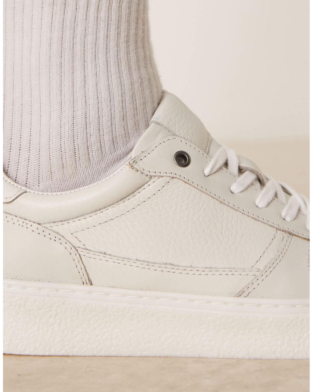 ASOS Natural Panelled Trainers for men