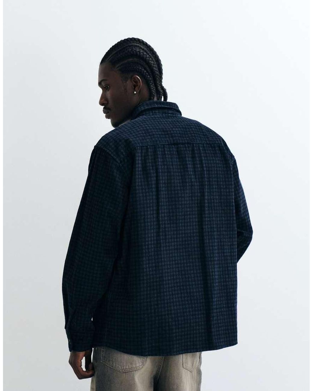 Only & Sons Blue Cord Overshirt for men