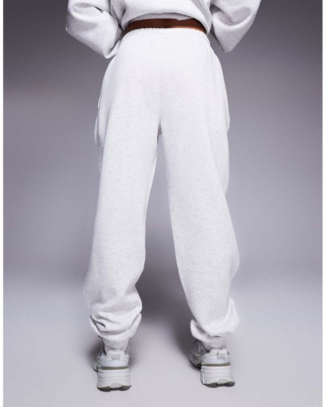 Kaiia Blue Cotton Blend Embroidered Logo Cuffed Trackies