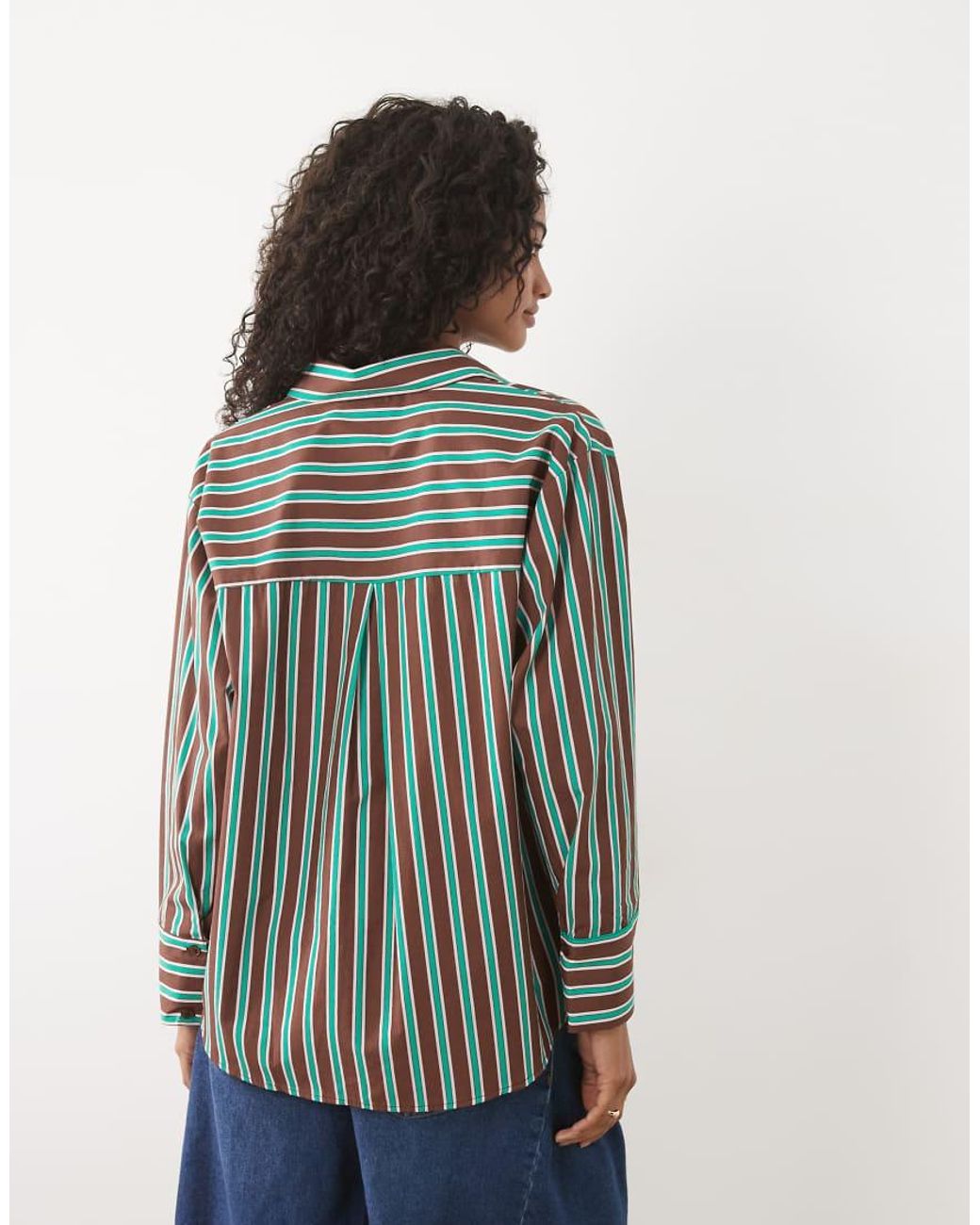 ASOS Multicolor Oversized Wide Cuff Shirt