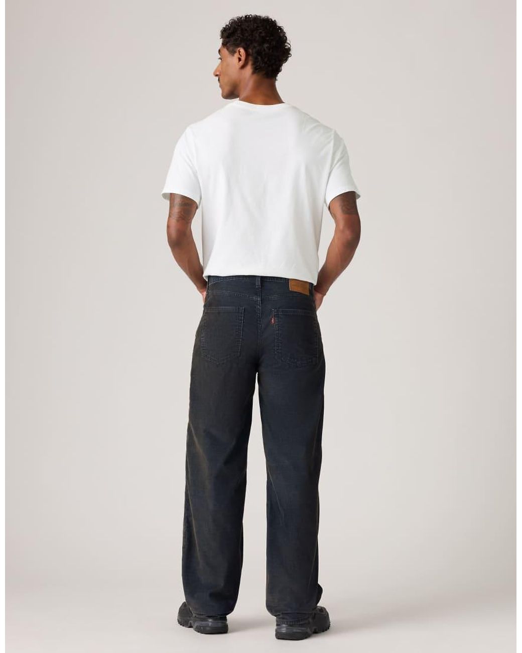 Levi's White 578 Baggy Jeans for men