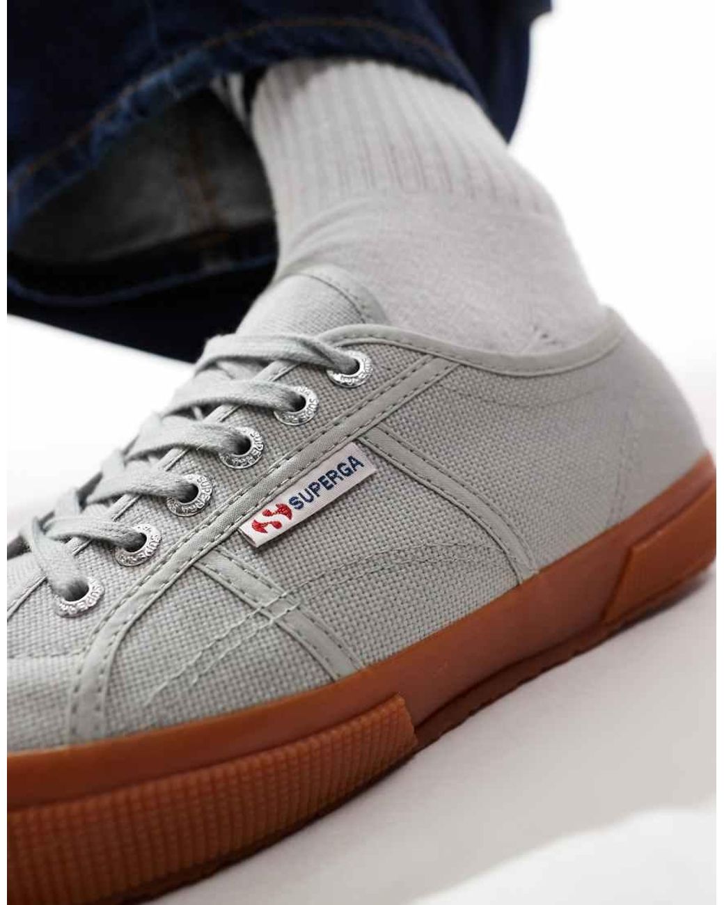 Superga 2750 Cotu Classic Plimsolls in Blue for Men Lyst UK