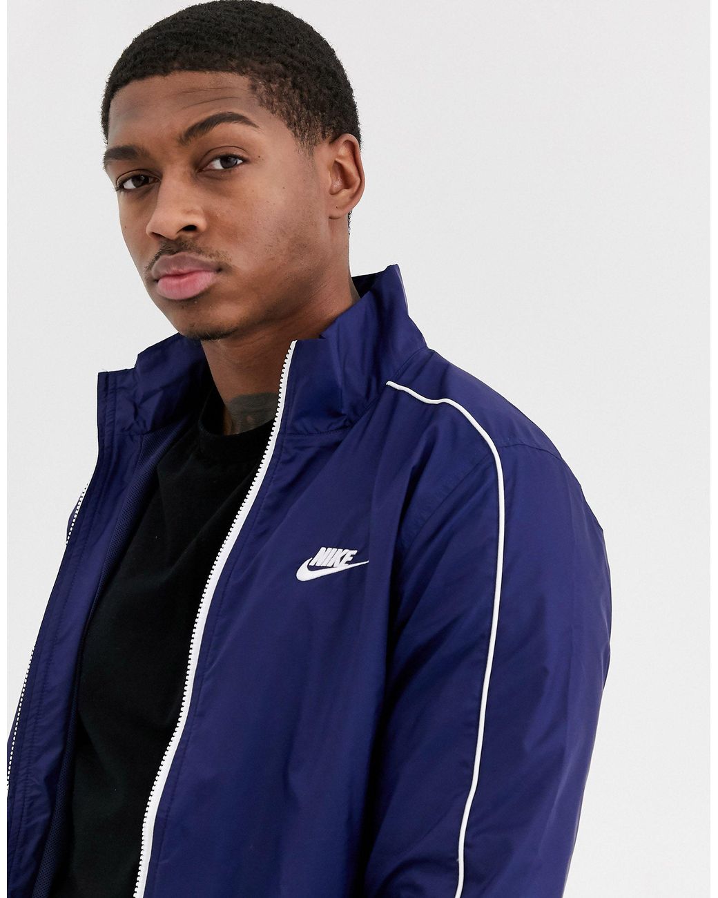 Nike Synthetic Woven Tracksuit in Navy (Blue) for Men - Lyst