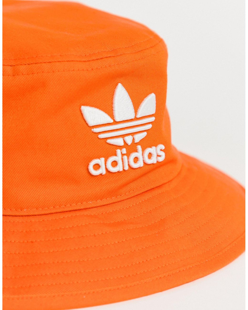 Cappello da pescatore con logo da Uomo di adidas Originals in Arancione |  Lyst