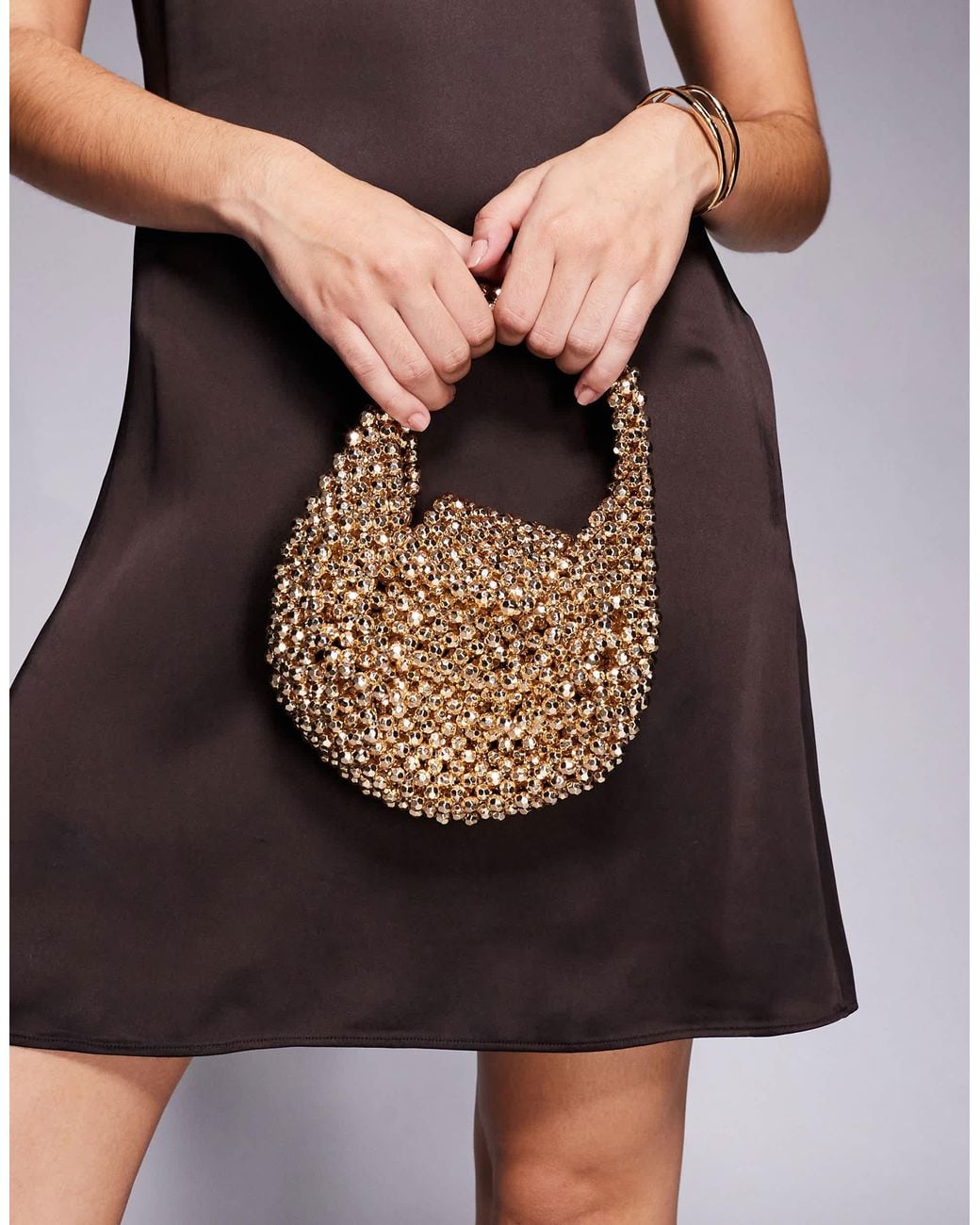 ASOS Metallic – clutch