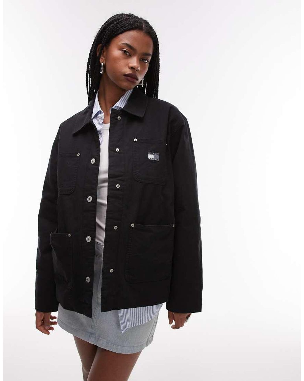 Tommy Hilfiger Black Chore Jacket
