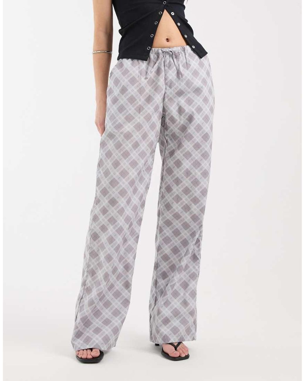 Motel Gray Lirura Relaxed Trousers