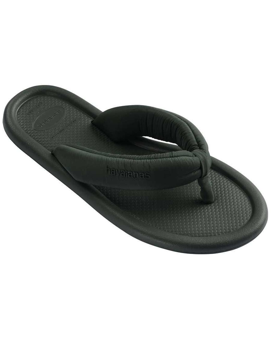 Havaianas Green Maxi-puff Boho Flip Flops
