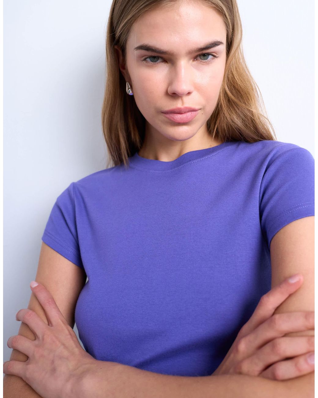 TOPSHOP Blue Everyday Tee