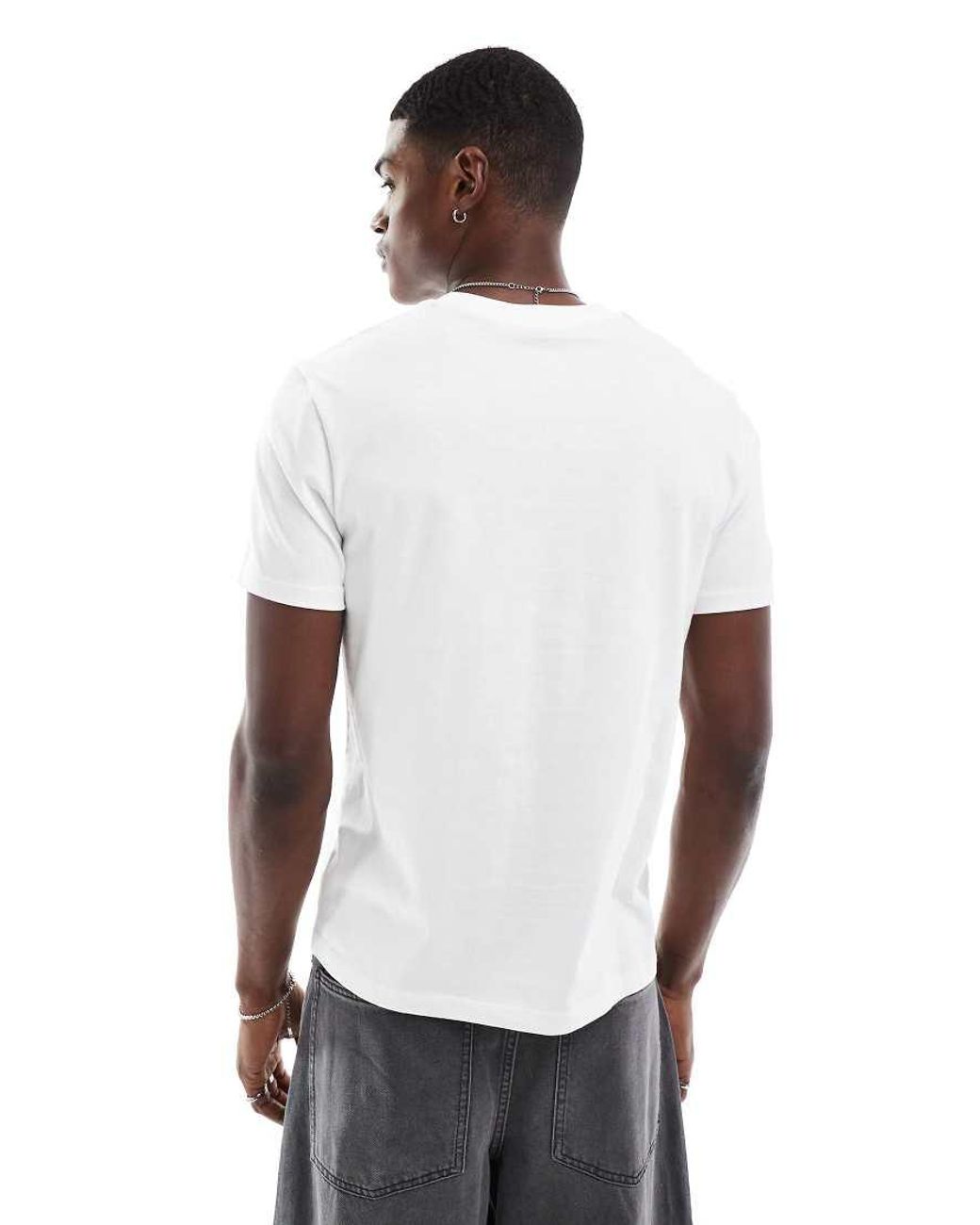 ASOS White Essentials Regular Fit T-Shirt for men