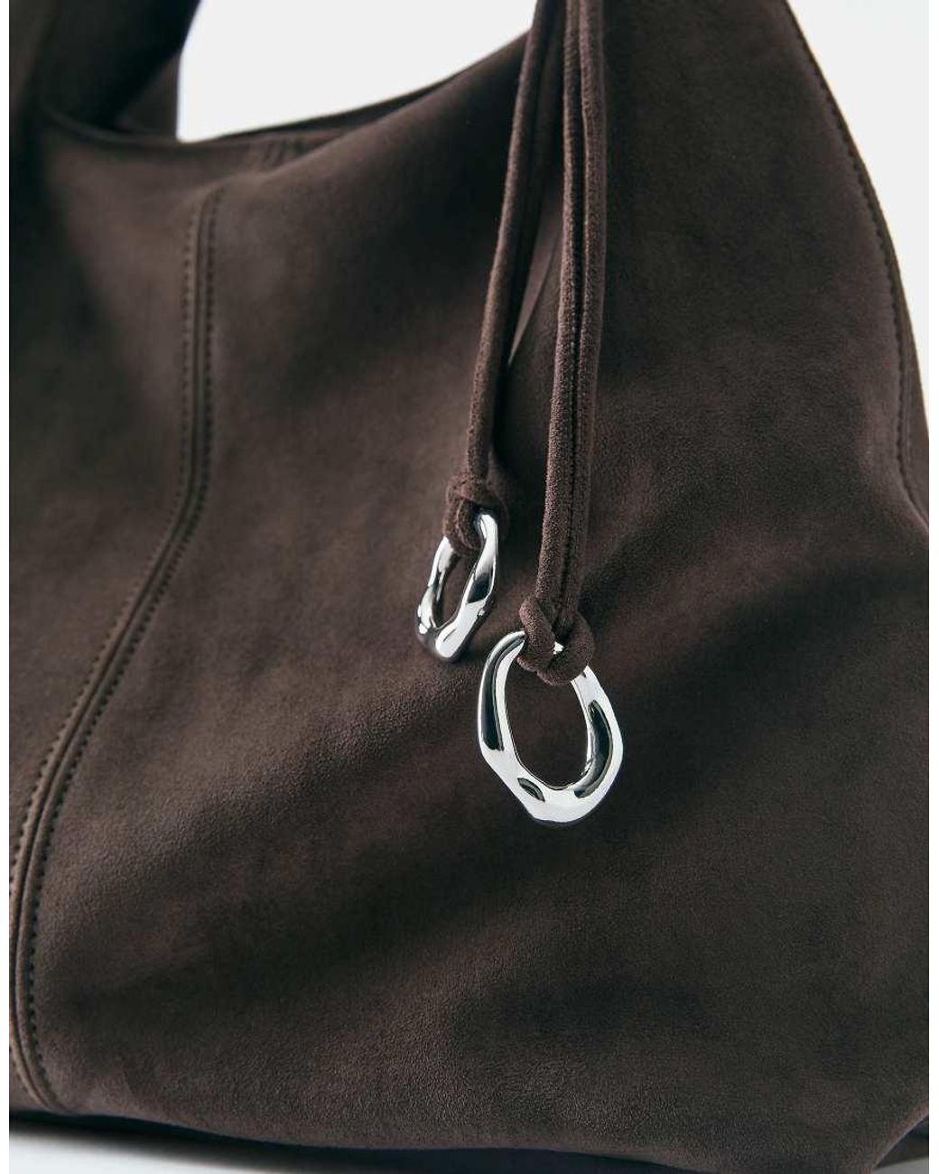 Pull&Bear Black Embellished Tote Bag