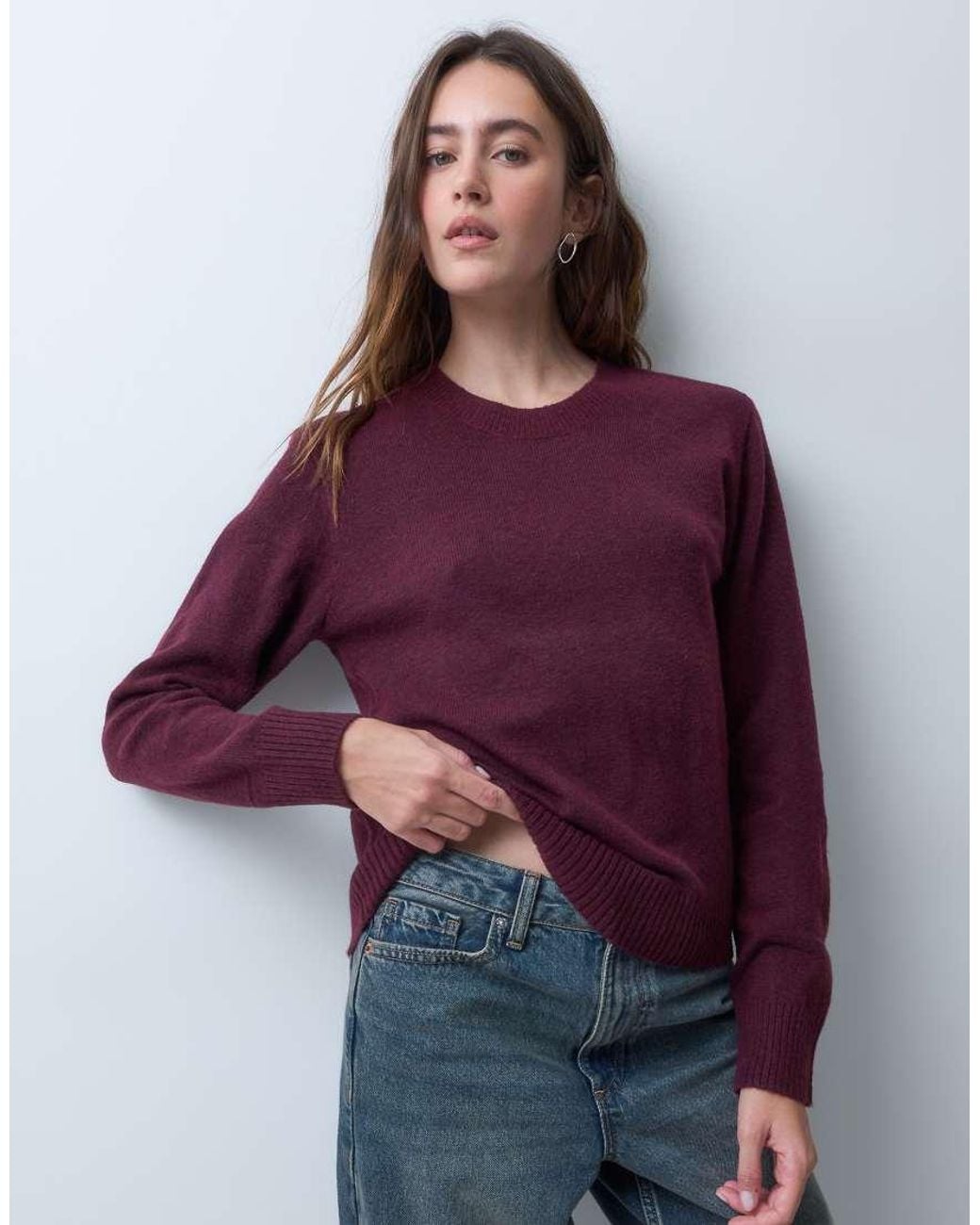 JJXX Blue Crew Neck Knitted Jumper