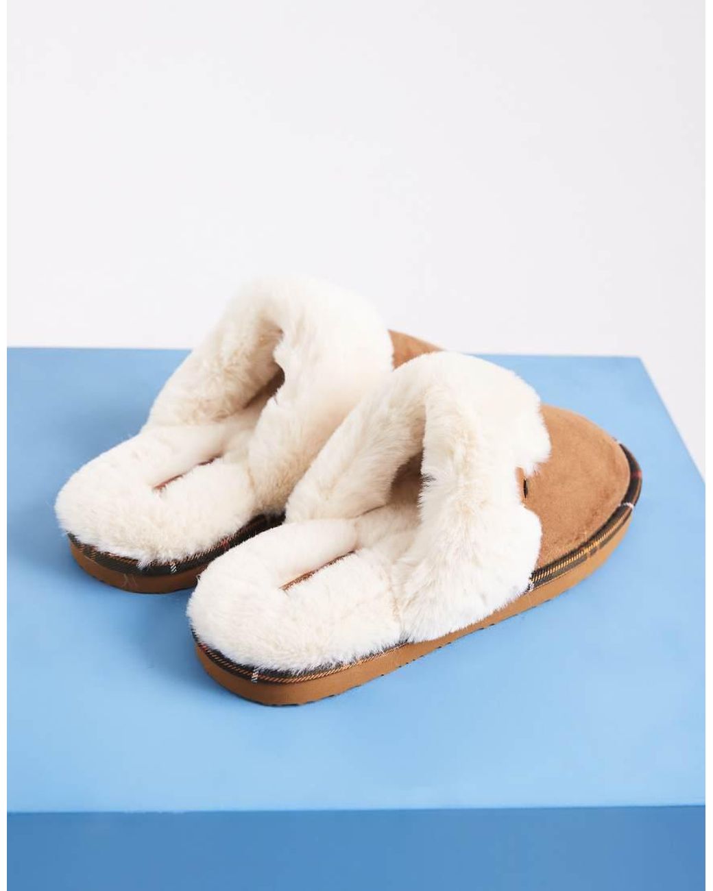 Barbour Natural Claudia Mule Slippers