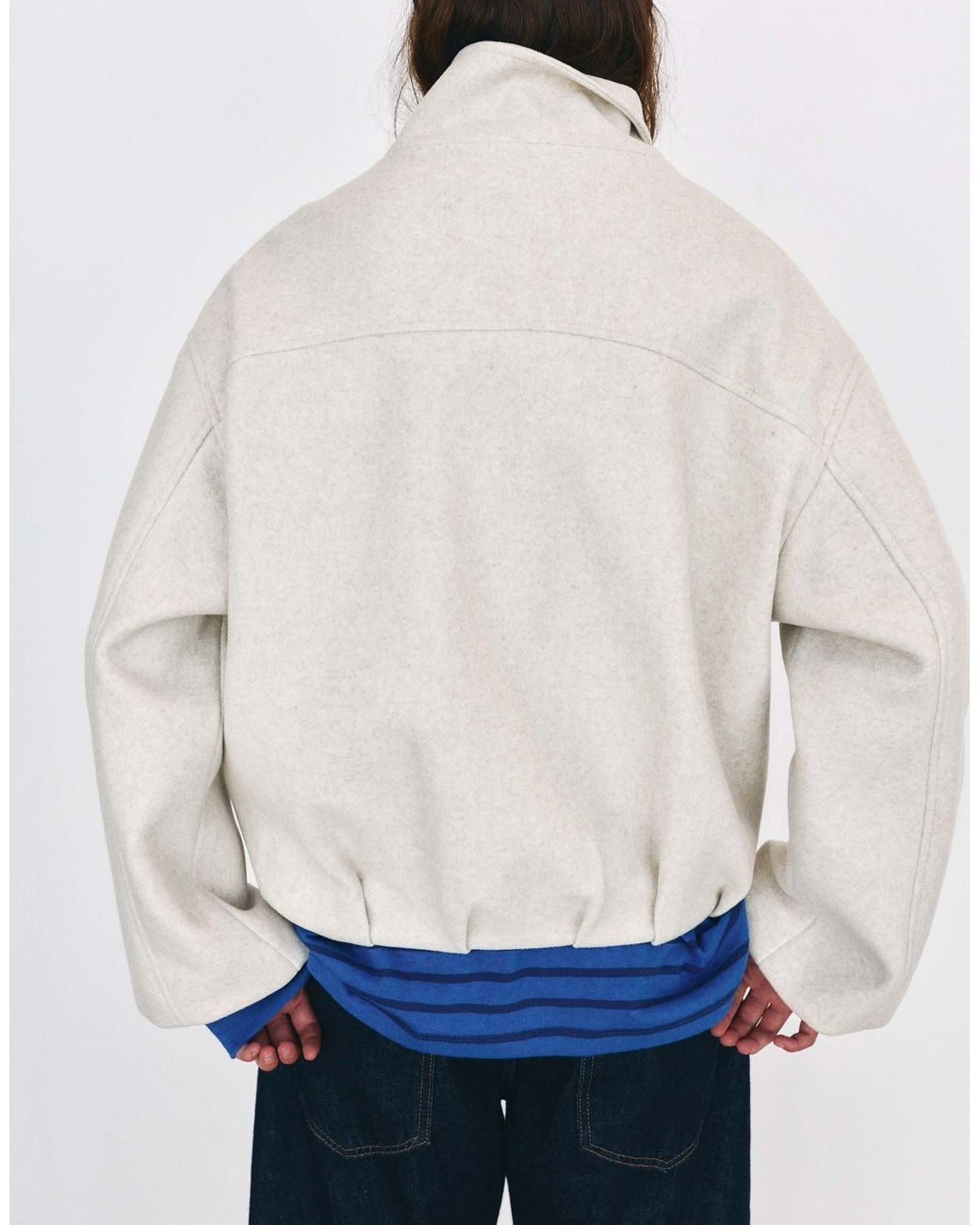 Pull&Bear Red Balloon-bomberjacke mit wollanteil