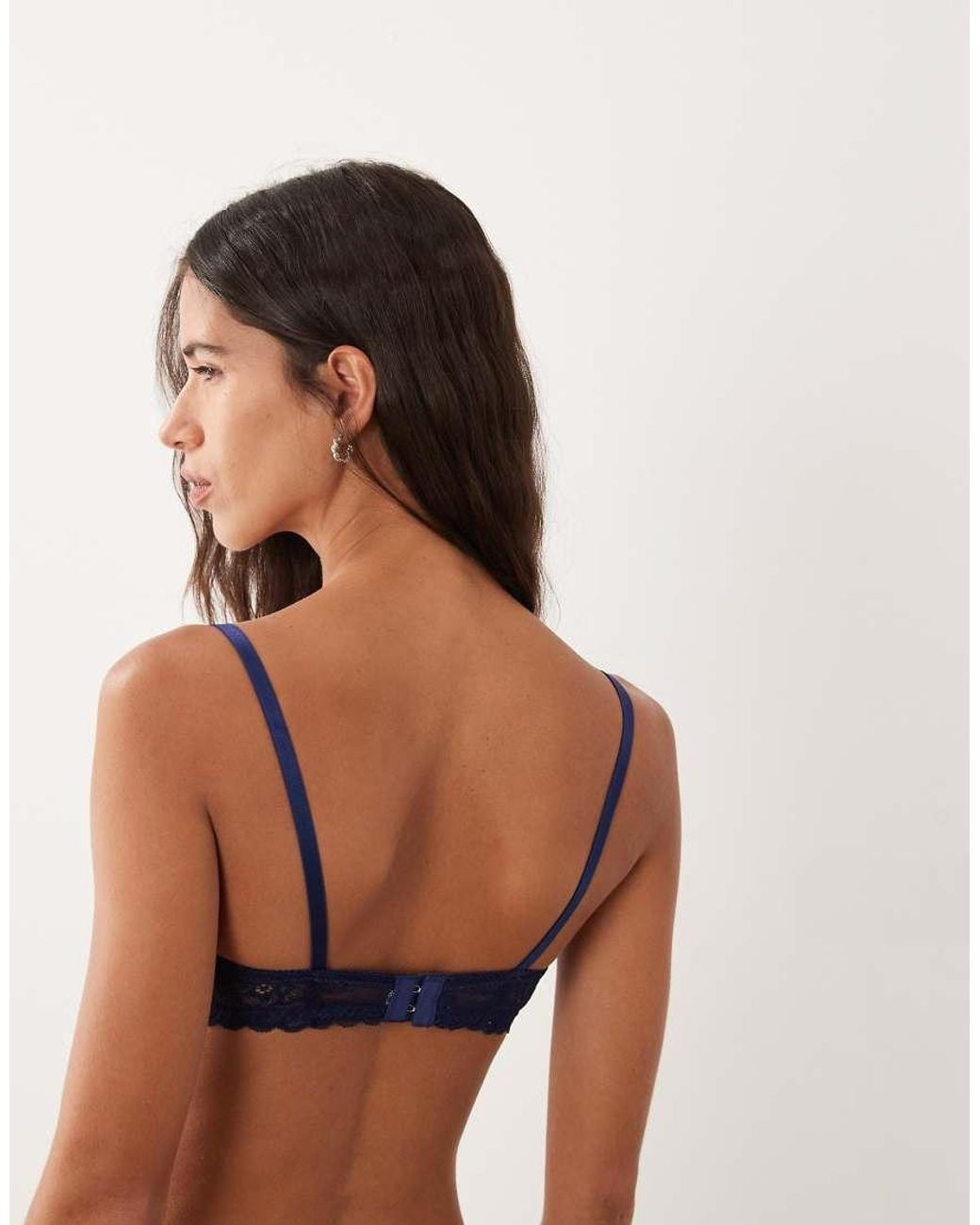 KAT THE LABEL Blue Maverick Underwired Bra