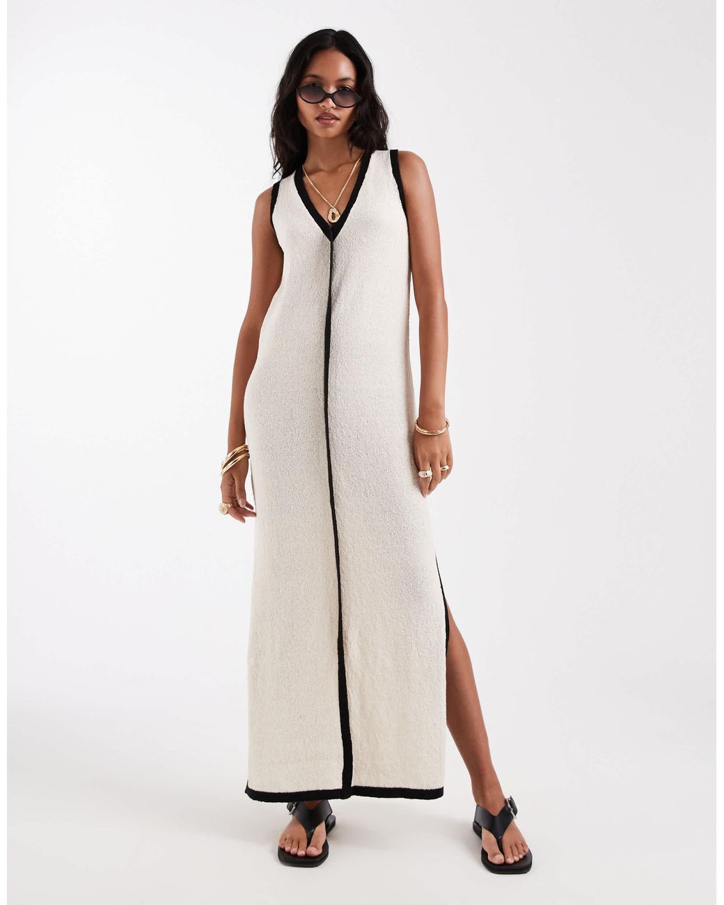 Robe longue 4th & Reckless en coloris Natural