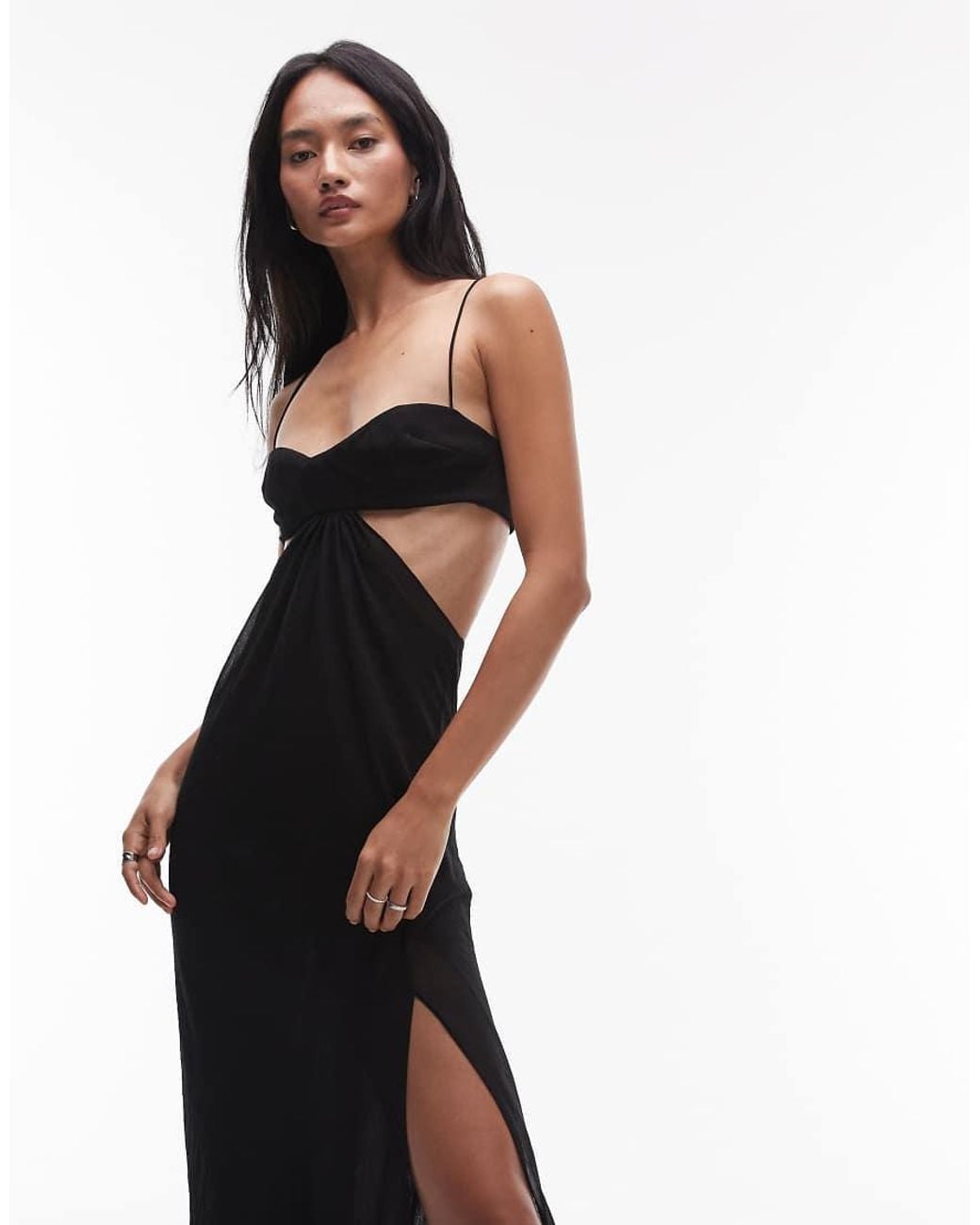 sachin and babi light blue dress Asymmetrical open-back dress - Women main image 0
