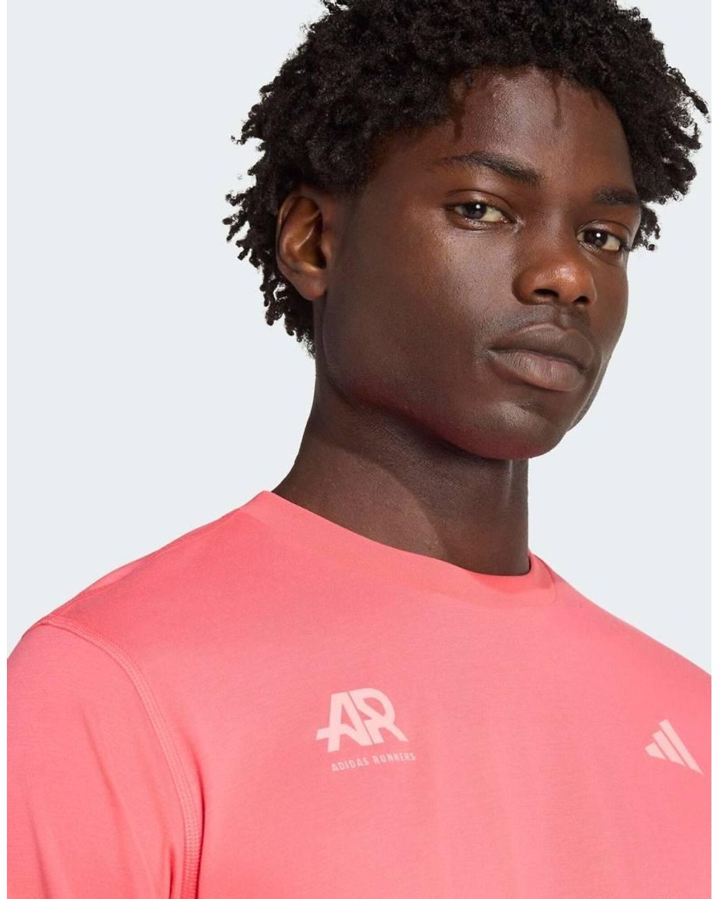 Adidas Originals Pink Adi365 Adidas Runners Longsleeve Tee