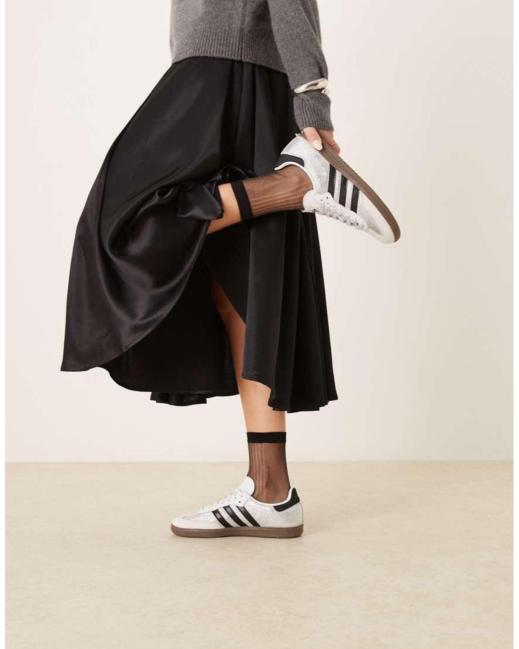 Adidas Originals Black Samba Og Rhinestone Trainers