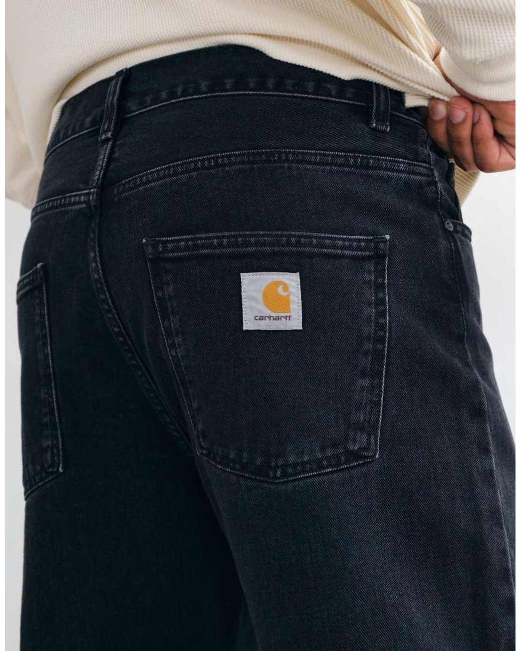Carhartt Blue Newel Relaxed Tapered Fit Jeans for men