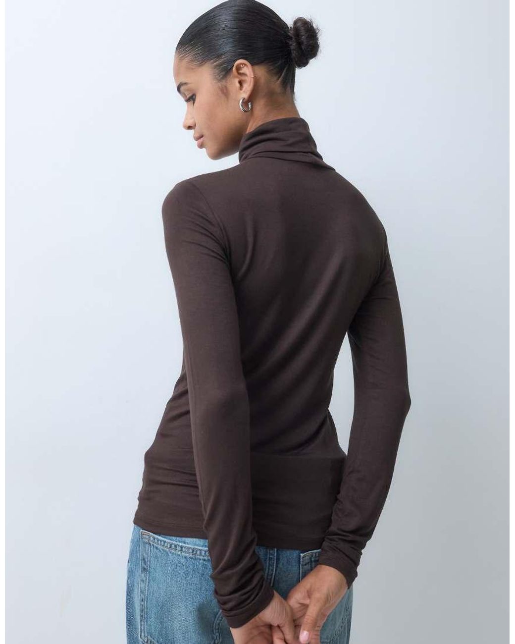 Vero Moda Black Roll Neck Long Sleeve Top