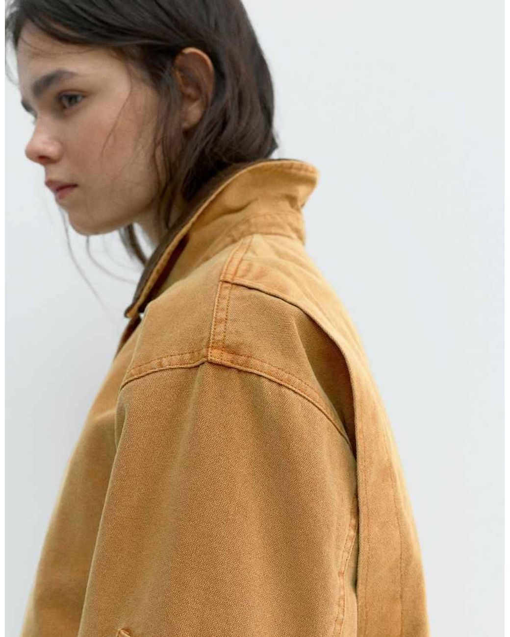 Pull&Bear Natural Combined Collar Jacket