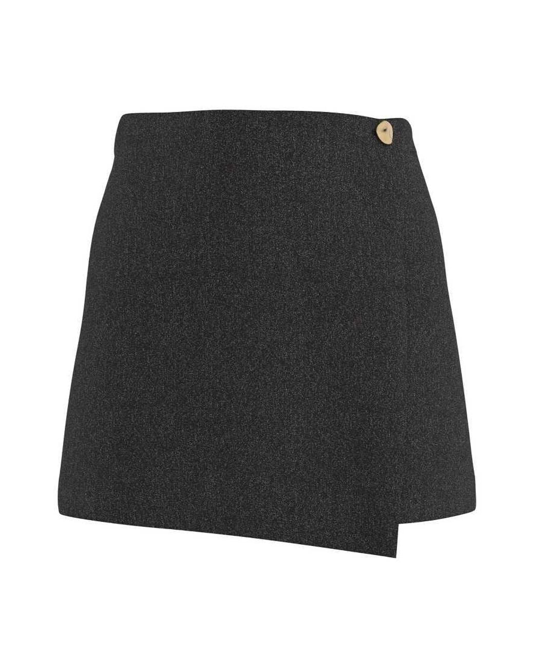 HYPEDROP Blue Wrap Skirt