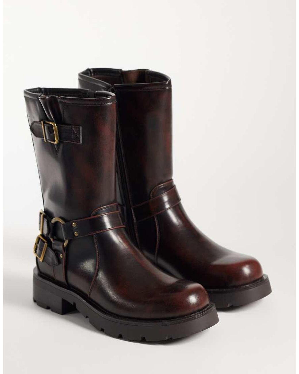 Glamorous Black Mid Ankle Boots