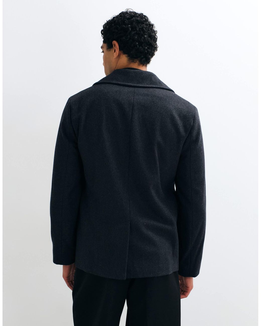 Mango Blue Double Breasted Tailored Jacket for men