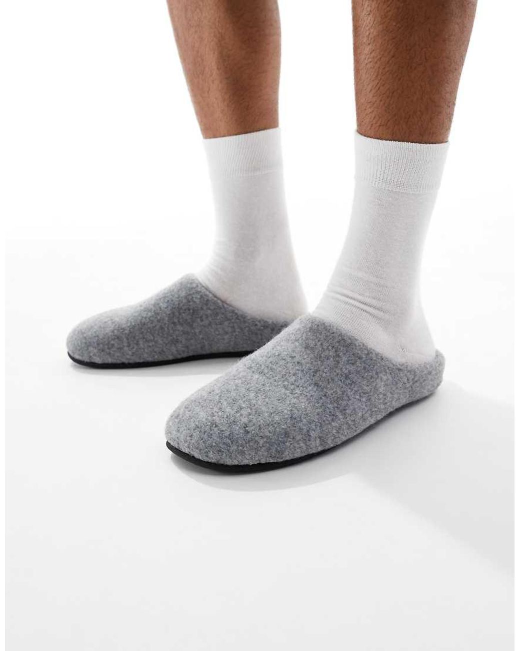 ASOS White Mule Slippers for men