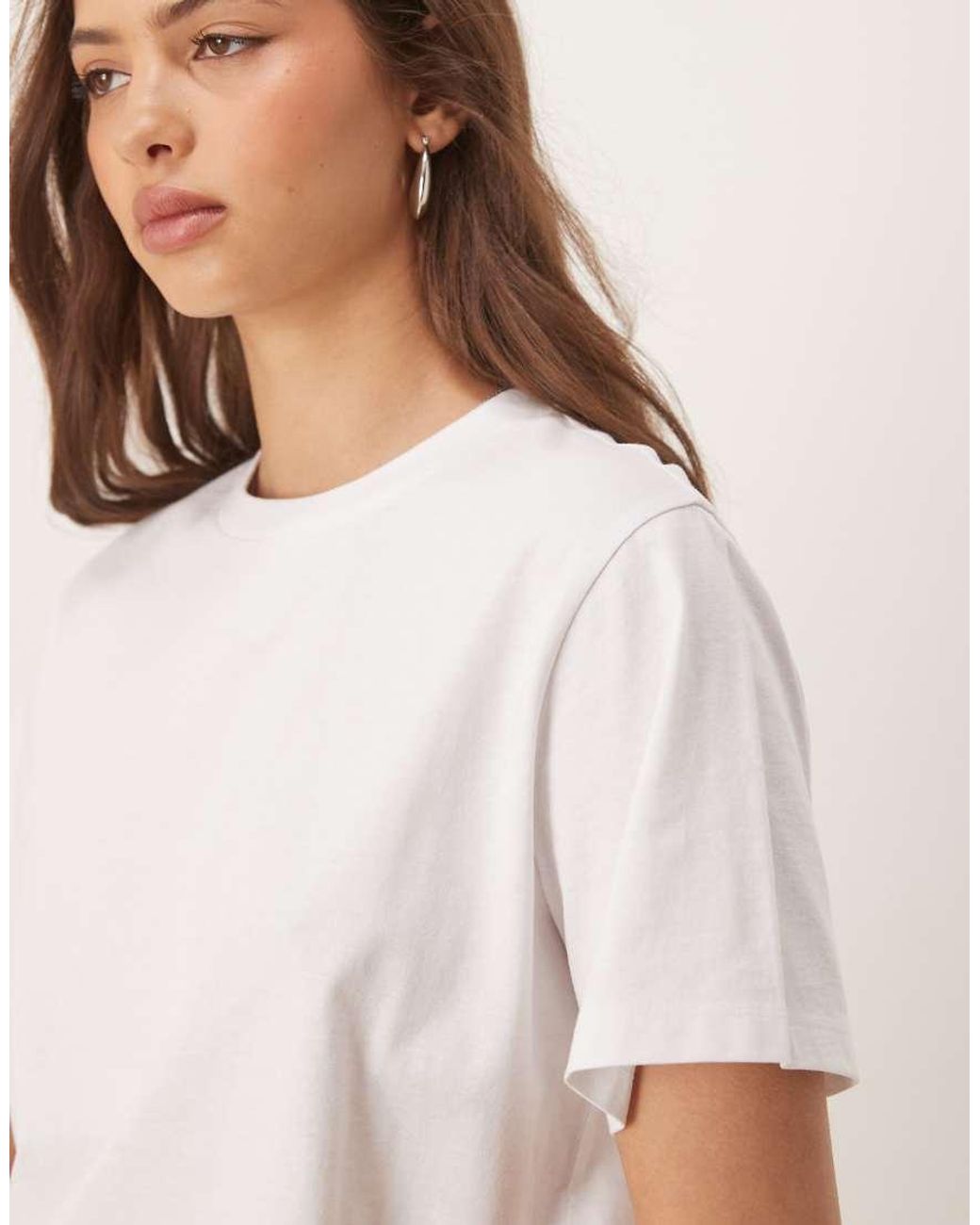 ASOS White Regular Fit Crew Neck T-shirt