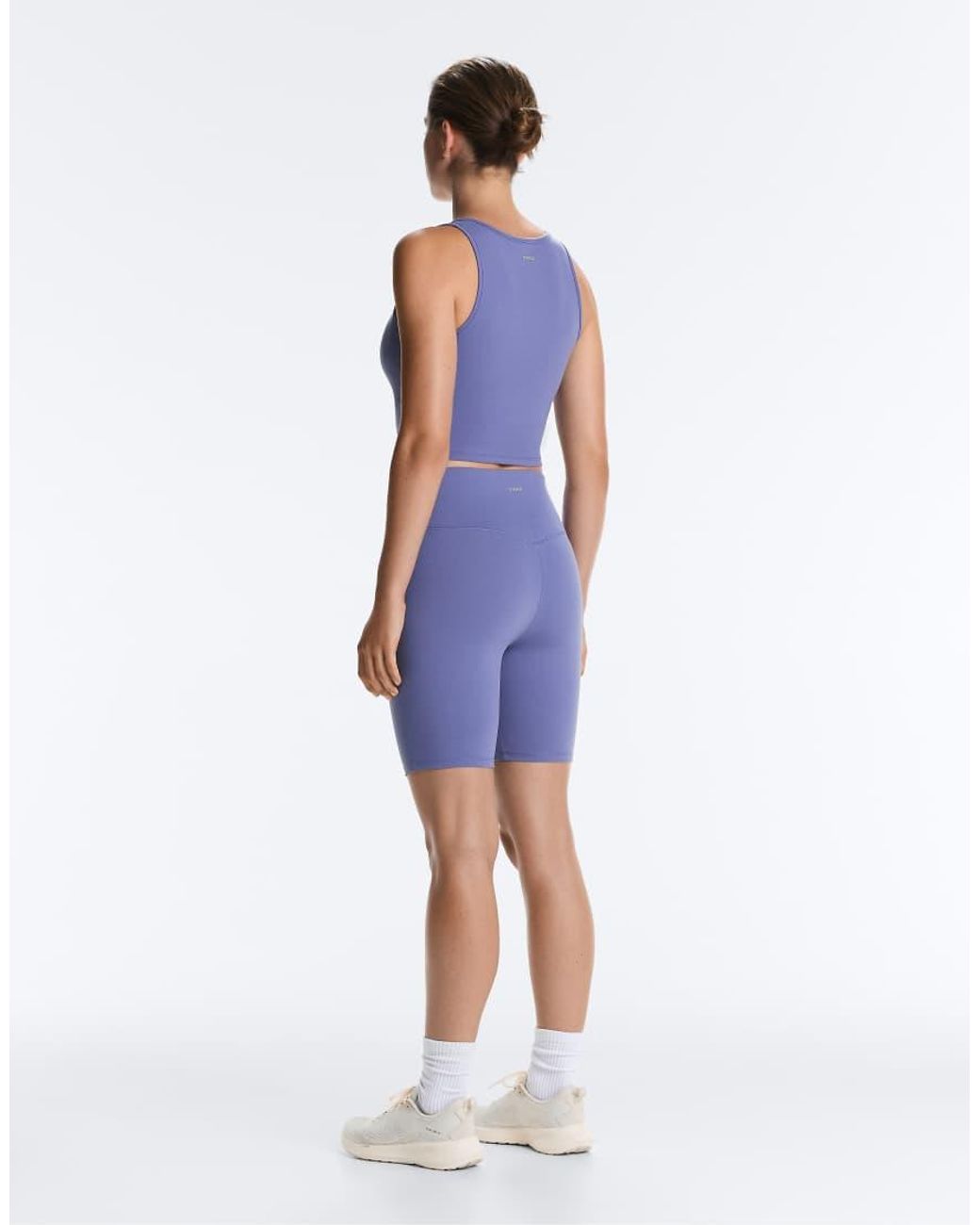 Oysho Blue Evermove Square-Neck Tank Top