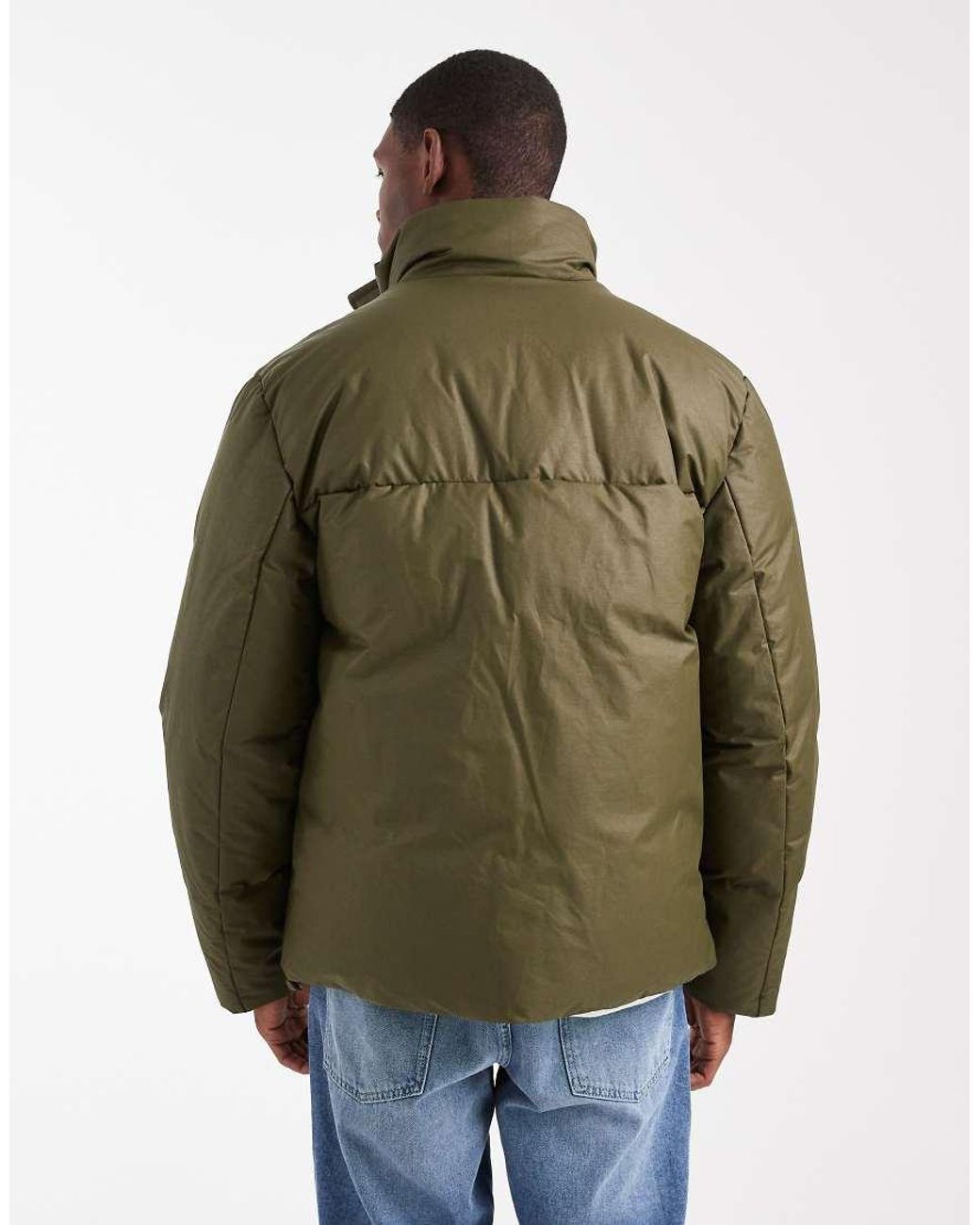 ASOS Green Puffer Jacket for men