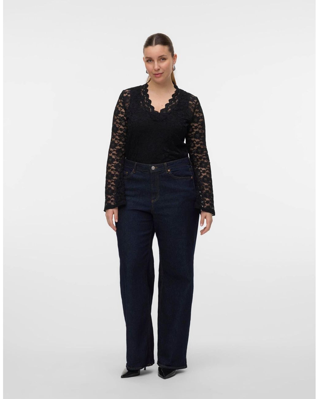 Top Vero Moda en coloris Blue