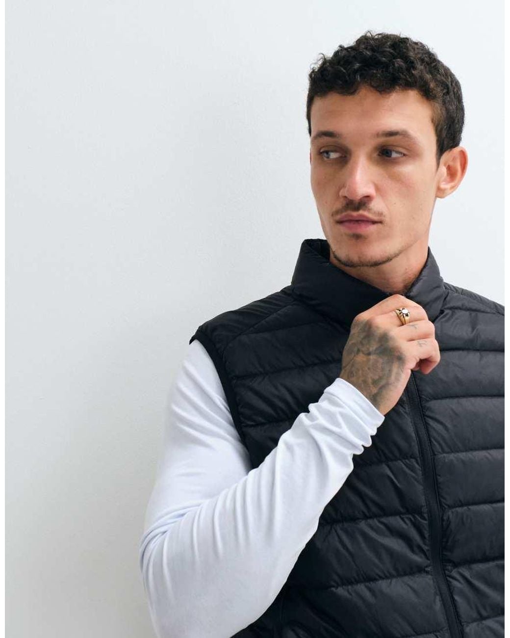 Jack & Jones Blue Down Gilet for men