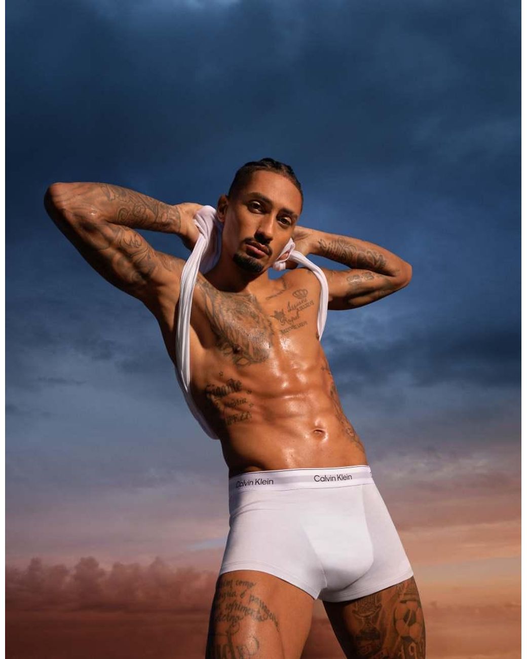 Calvin Klein White Icon Cotton Stretch 3 Pack Darted Trunk for men