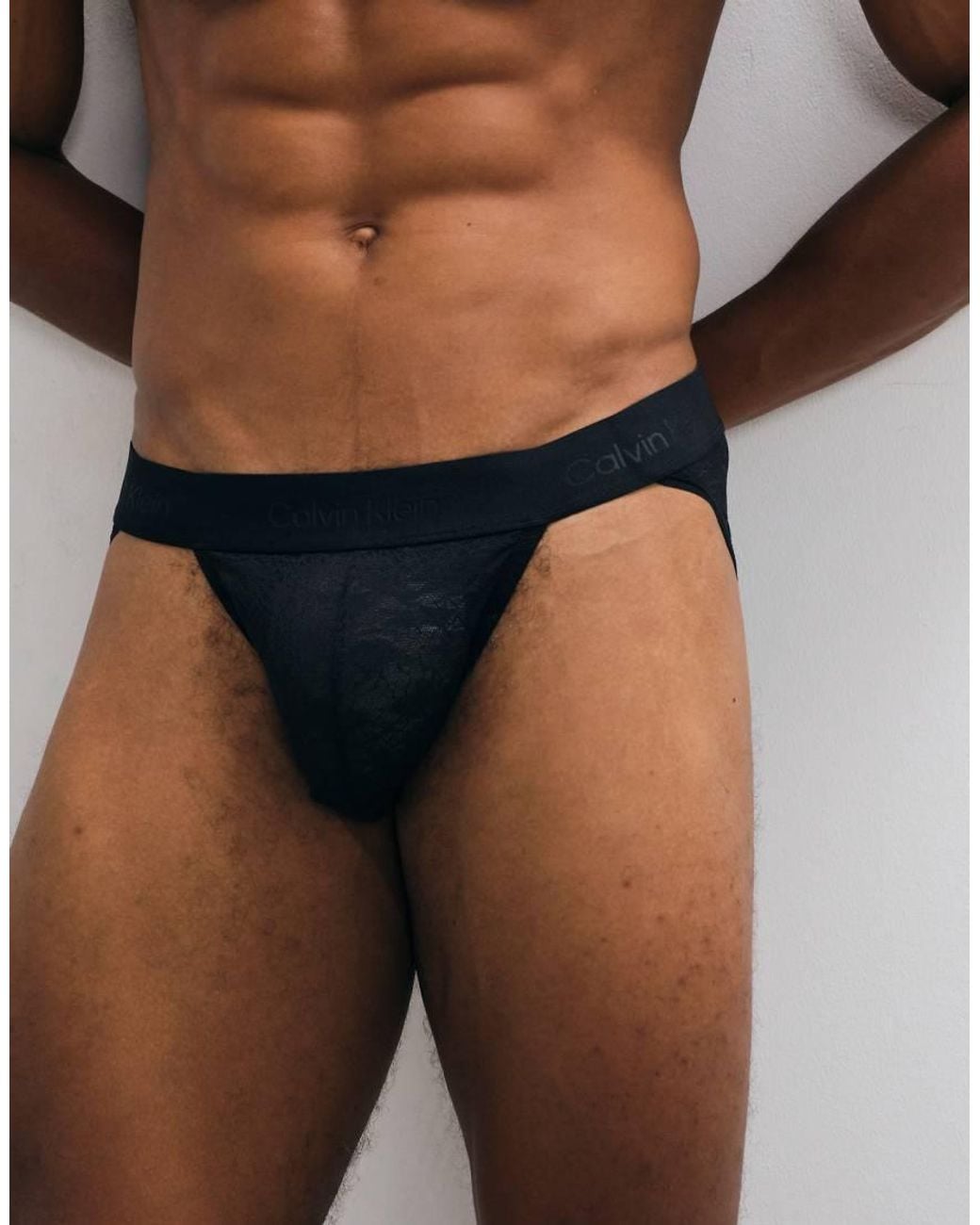 Calvin Klein Brown Lace Athletic Briefs for men