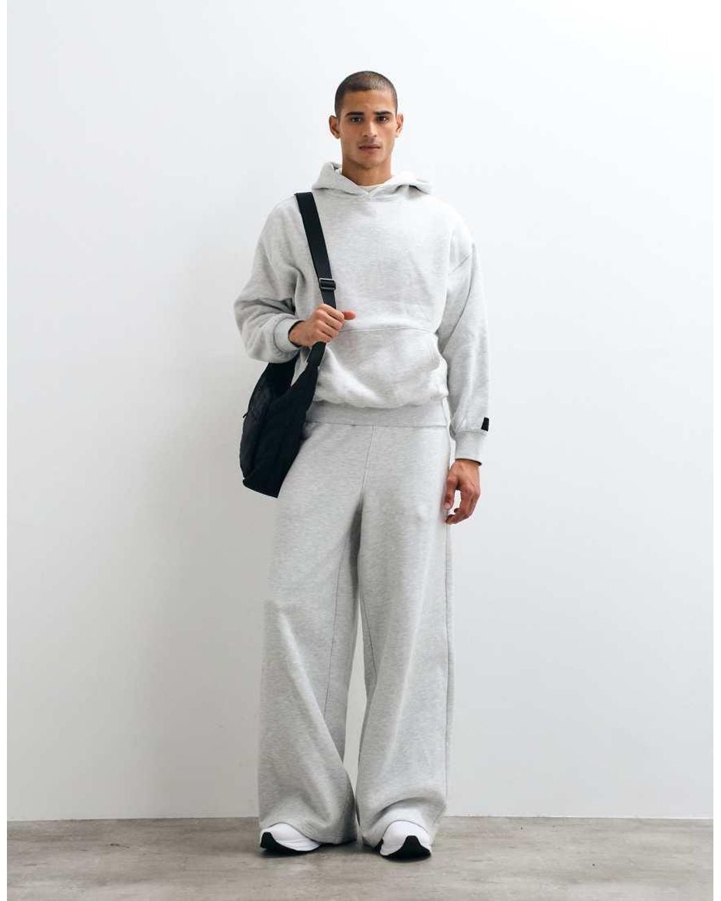 4505 Gray Rest Day 400Gsm Heavyweight Cotton Boxy Overhead Hoodie for men
