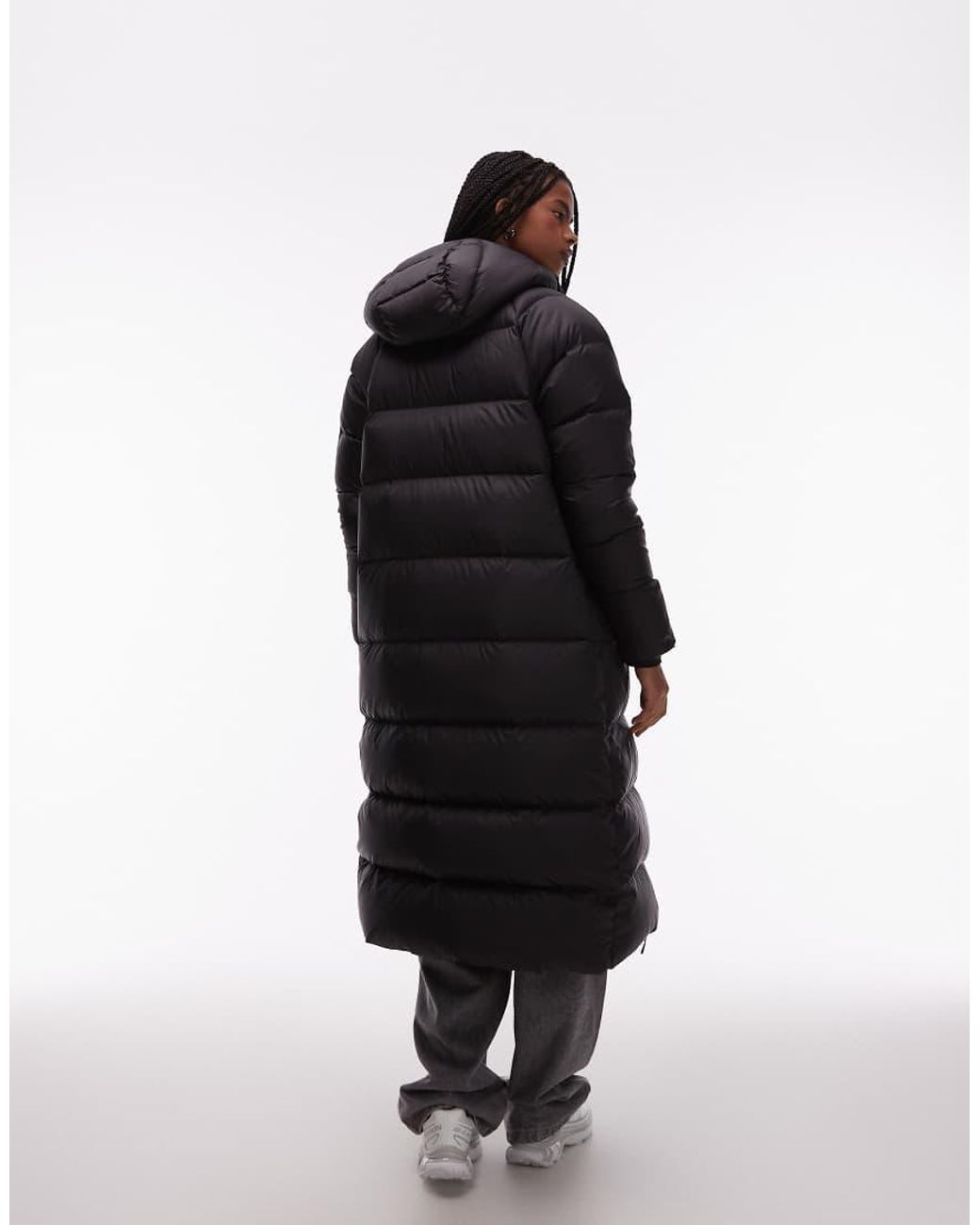 The North Face Black Hydrenalite City Long Down Hooded Parka