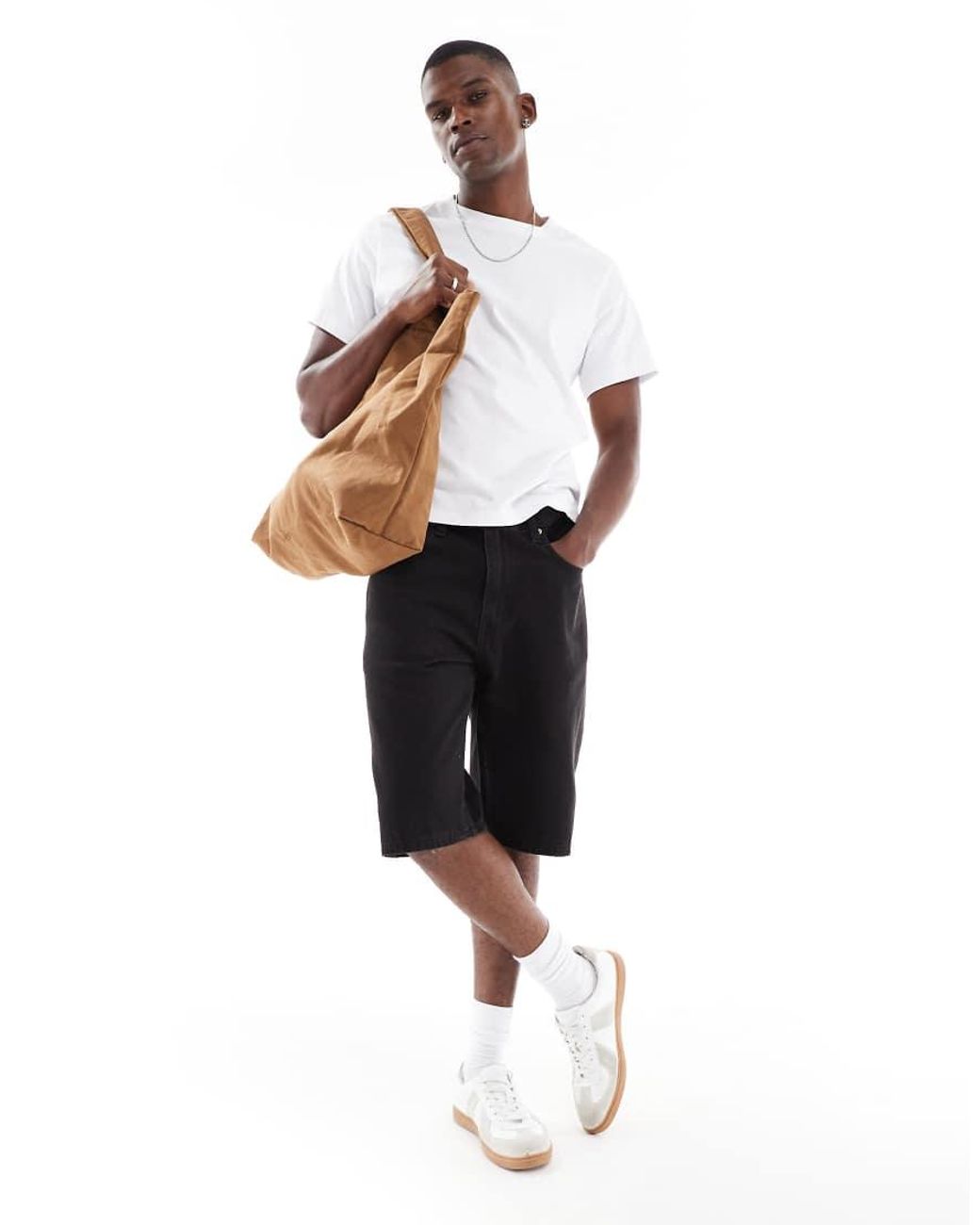 469 Shorts di Levi's in White da Uomo