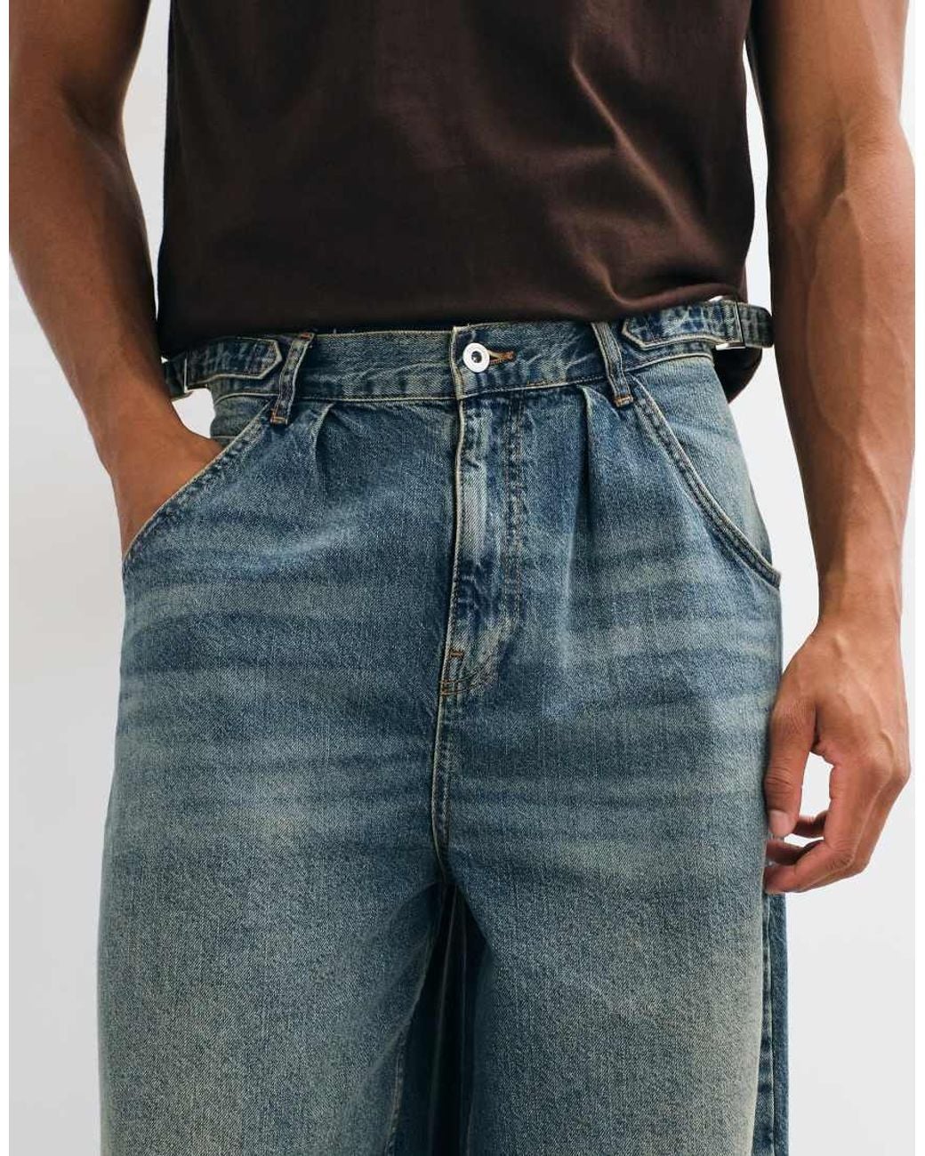 Collusion Blue Xl baggy Skate Jean for men