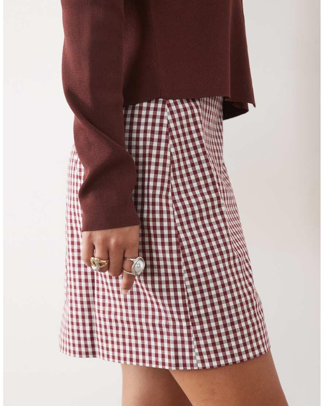 Nobody's Child Pink Rebecca Tailored Mini Skirt