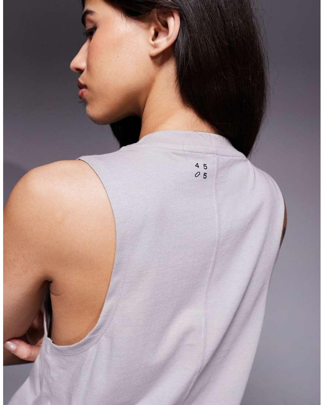 4505 Purple Icon Cotton Drop Armhole Vest With Quick Dry Finish