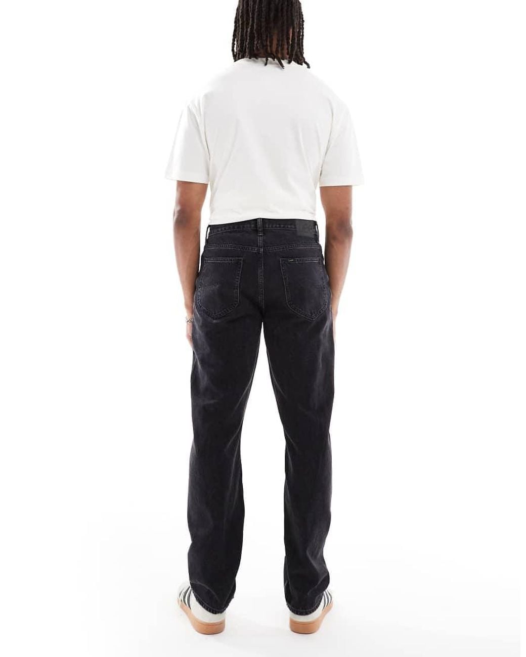 Lee Jeans White Haden Straight Fit Jeans for men