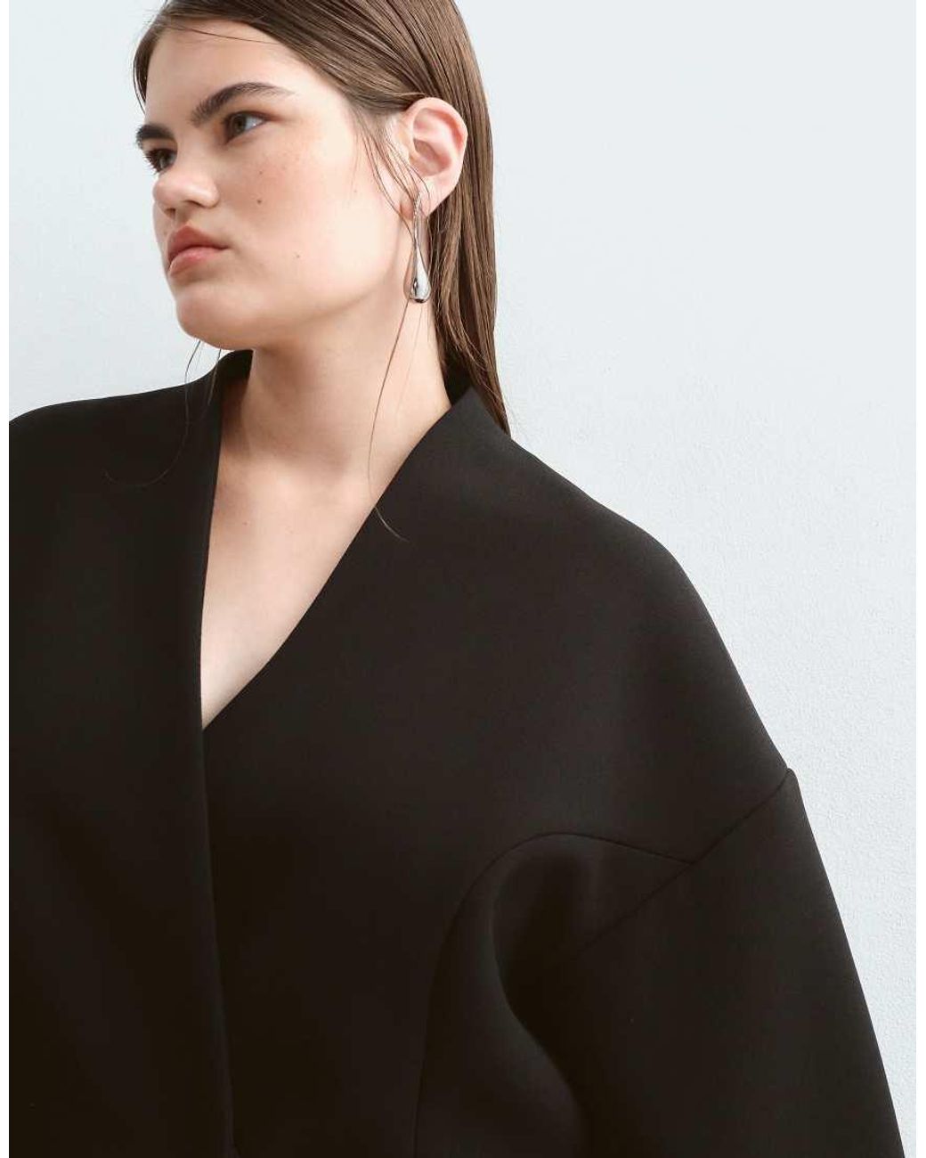 ARRANGE Black Curve Structured Blazer Mini Dress