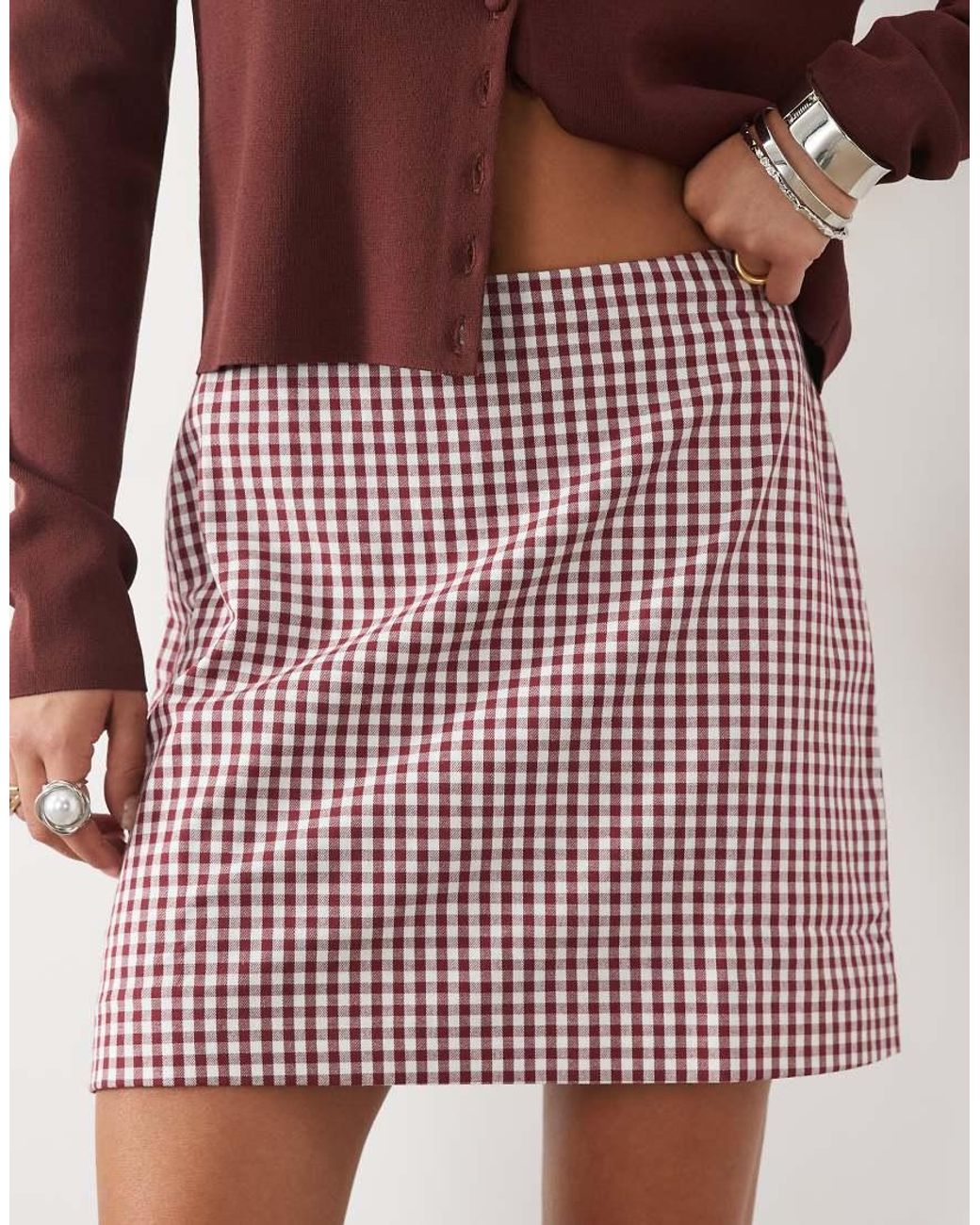 Nobody's Child Pink Rebecca Tailored Mini Skirt