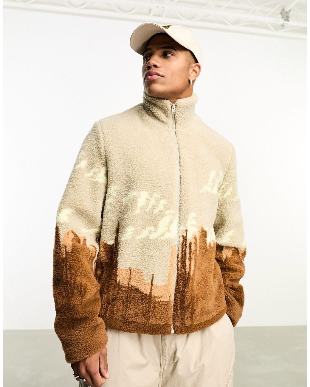Mens fleece asos clearance