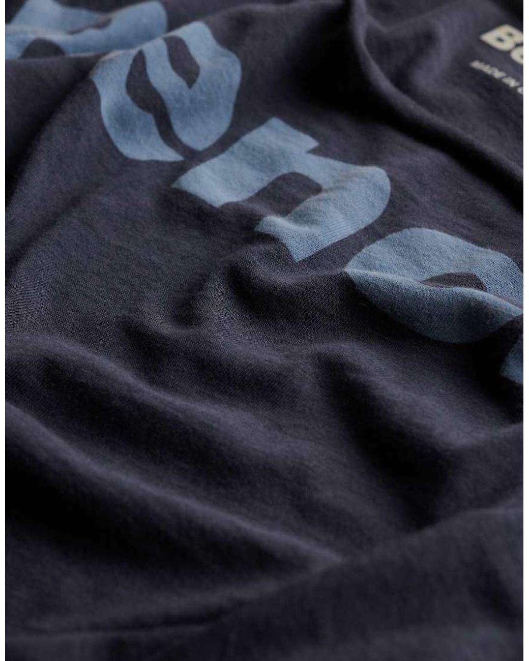 Bench x Superdry & Co Blue Fitted Long Sleeve Layer Top